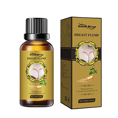 Luckxing Olio per L'Aumento del Seno 30ml | Olio Essenziale di Massaggio per la Crescita del Seno per Un Seno più sodo,Ingrandimento del Seno per Seno
