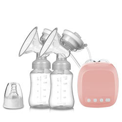 Kidoo - Tiralatte elettrico per un'estrazione dolce, comoda e veloce - Anti-reflusso - Include Biberon | Portatile - Silenzioso - Ricaricabile con cav precio