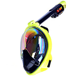 Generic Maschere subacquee Immersioni per Adulti 2 Misure di Immersione Integrale Design Pieghevole Ampio Campo visivo Immersioni Nuoto Immersioni sub precio