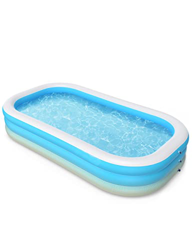 Piscina Gonfiabile, Piscine gonfiabili Rettangolare, 300x183x56cm Piscina Fuori Terra con 3 Camera d'aria Individuali, PVC,Piscina per Famiglia, Pisci características
