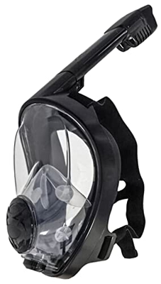 Maschera da snorkeling integrale Visione 180° Anti Nebbia a prova di perdite Maschera da snorkeling Età 10+