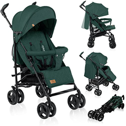 LIONELO Irma passeggino leggero pieghevole con posizione sdraiata con freno ruote posteriori zanzariera coprigambe manici ruotabili a 360 fino 15 kg ( precio
