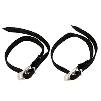 2 pcs cinghie per pedali per bici cinghie per pedali per bici in nylon pesante per ciclismo esterno e pedali bici stazionari interni