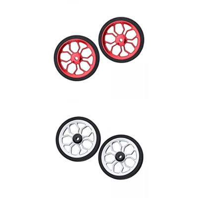 Amagogo Confezione da 4 Componenti per Ruote Pieghevoli in Alluminio per Bici da Ciclismo