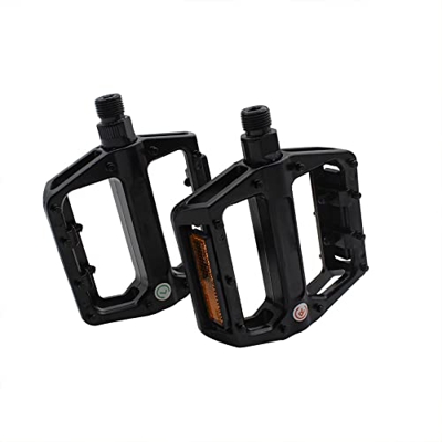 Ambiguity Pedali per Biciclette da 9/16 Pollici, Pedale in Bicicletta Universale, in Lega di Alluminio Leggero MTB BMX Bike Pedal