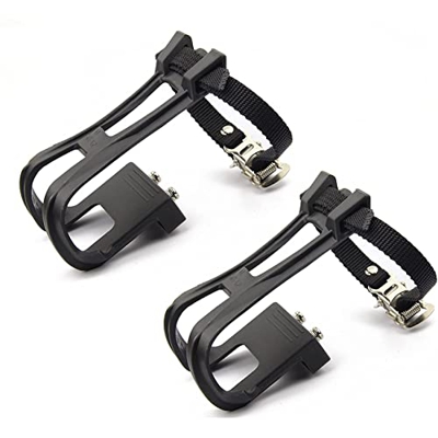 Ambiguity 1 Paio di Cinghie per Cinturino con Clip per Punta del Pedale della Bicicletta della Bici della Strada di MTB della Bicicletta di Nylon