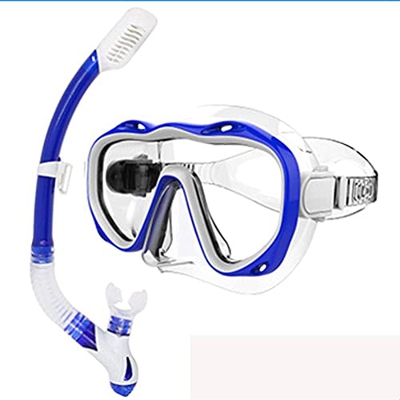 Generic Maschera Subacquea Maschera per Lo Snorkeling Maschera per Immersioni subacquee Professionali e boccagli HD Anti-Fog Occhiali a Prova di perdi
