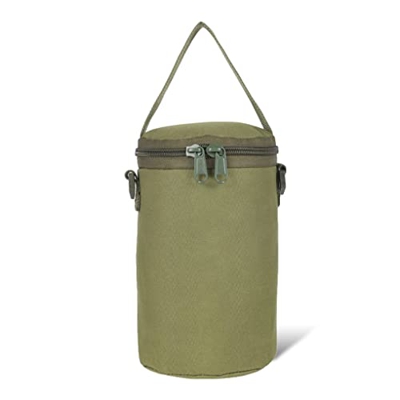 Guangcailun Borsa per bombola del carburante Custodia lavabile con cerniera Viaggio Cucina Picnic Barbecue Custodia protettiva Accessori, Verde, Klein