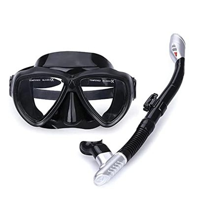 Maschere subacquee Set per Lo Snorkeling Attrezzatura per Lo Snorkeling Multicolore panoramica Unisex Snorkeling a Secco Occhiali da Immersione per Ad