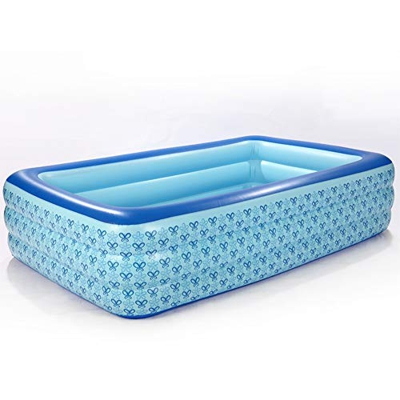 BaiJaC ZIRUIGONG Piscina Rettangolare, Piscina Gonfiabile for Bambini for Adulti e Bambini, Grande Piscina Gonfiabile, Giardino di Nuoto da Giardino a