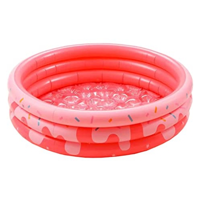 Piscina gonfiabile per bambini rotonde ciambelle che vanno a bagno in piscina esterna giocando a vasca da bagno 120 cm, piscina rotonda per bambini