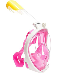 Maschere subacquee Immersioni a Pieno facciale Nuoto con boccaglio Bambini Attrezzatura per Lo Snorkeling per Adulti Respirazione per Principianti in  precio