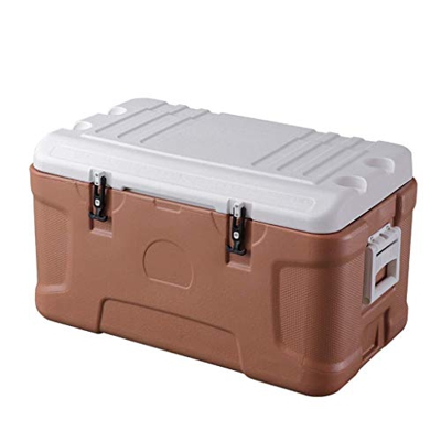 Scatola refrigerante 30L/ 110L/160L PU Portatile Ghiacciaia Bevande Refrigerante, per Campeggio, Barbecue, attività all'aperto, caffè, Beige (caffè 11
