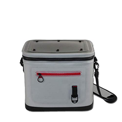 Borsa Termica Impermeabile Borsa del Ghiaccio all'aperto Alpinismo Picnic Nuoto a Tracolla Frigorifero Portatile per Auto Grigio precio