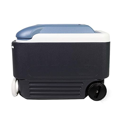 Scatola Termica passiva Scatola isolata per Picnic con Ruote e Maniglia per Campeggio, Barbecue, Tailgating e attività all'aperto