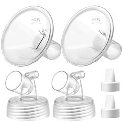 Maymom MyFit Flangia Set 24mm Shield Widemouth Connettore Duckbill Compatibile w Spectra S2 Spectra S1 Pompa Non Originale Spectra S2 Accessori Non OE precio