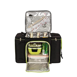 Isolamento Termico Borsa da Picnic Refrigerata Grande capacità (Colore : Nero) en oferta