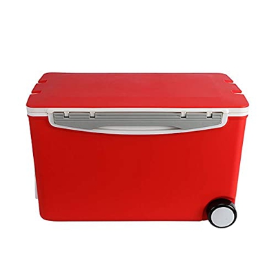 Frigoriferi da 40 l Cucina su ruote coibentati, 2 giorni di durata sul ghiaccio, Contenitore frigorifero laterale rotostampato portatile impermeabile,