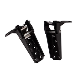 Black Retro Moto Moto Clamp-on Steel Axle Pieghevole Pieghevoli Pieghevoli Pieghevoli MTB BMX. Pedalo Pieghevole della Bici Poggiapiedi pedonale Unive precio