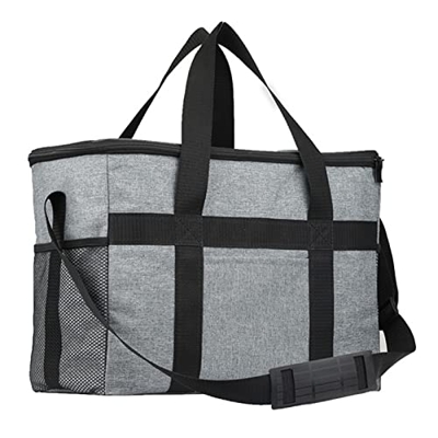 SRYA Borsa Termica da 24 Litri,Borsa Picnic Grande Isolata con Tracolla,Borse di Raffreddamento Multifunzionali,Borsa Termica per Il Pranzo in Tessuto