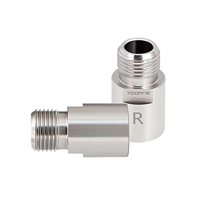 JINGLING Estensione pedale per bicicletta – Robusti estensioni dei pedali in acciaio – Adattatore per pedale resistente in acciaio con marcatura L e R