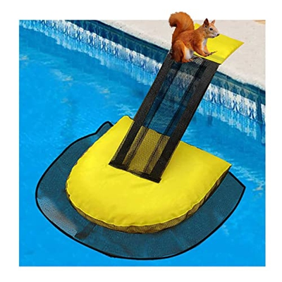 TRUSOVA Rampa di Salvataggio per Piscina, Rampa di Fuga per Salvataggio Animali per Piscina, Rete di Fuga per Piscina Portatile Piccola Durevole per P