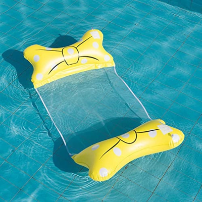 Gigante Piscina Galleggianti Dimensioni Adulti con Poggiatesta Piscina Gonfiabile Lettino Galleggiante Piscina Reclinabile e Lettino Galleggiante Lago