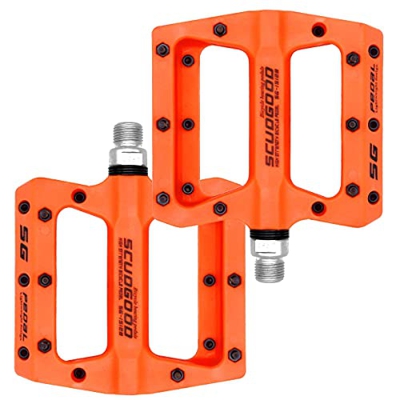 Pedali , Anti-Slittamento Pedali Flat per Bicicletta BMX Ciclismo, Durevole Pedali Ultraleggeri per 9/16 di Pollice