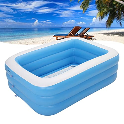 Generic Piscina Gonfiabile, Piscine per Famiglie Fuori Terra per Bambini, Bambini Piccoli, Adulti, Piscina per Bambini a grandezza Naturale per Cortil