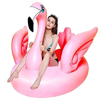 AYTTPG 74,8 Pollici Ala Volante Fenicottero Supporto Divano Gonfiabile e Poltrona ad Aria per i Viaggi Floatie per Piscina Abbronzante