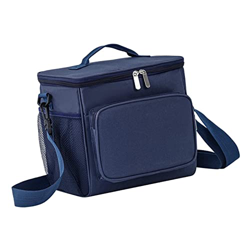 Perfeclan Borsa termica termica termica per il pranzo Borsa termica a tenuta stagna riutilizzabile per il campeggio da picnic, blu características