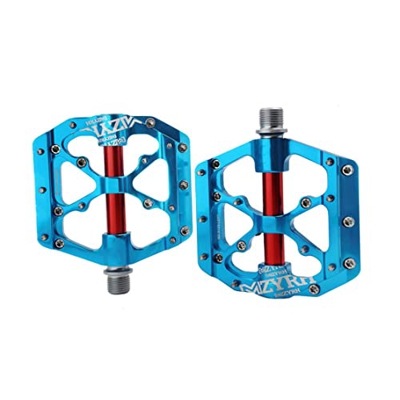 Liummrcy Pedali per Mountain Bike, Piattaforma Piatta in Lega di Alluminio per Strada BMX by Bici Piatto Bici Piatti 1 a a di Monte Mountain Bici