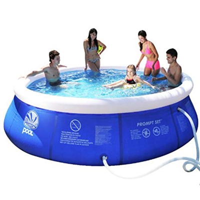 Jrechio Piscina Blu Rotonda Piscina Piscina for Adulti e Bambini/Inclusa la Pompa Filtro Grandi Piscine gonfiabili Interni ed Esterni i Migliori Regal