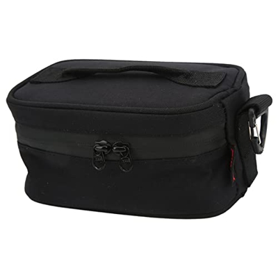 Borsa per la conservazione delle pentole, comoda borsa per il pranzo isolata con strato isolante leggero per il campeggio(Nero)