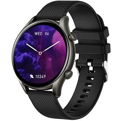 Smartwatch Uomo Donna 1,32 Pollici HD Touch Screen Fitness Trackers Watch con Bluetooth Chiamate Contapassi Orologio con Cardiofrequenzimetro Monitora