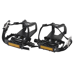 Postrina di Bici con Clip Cinturini in Lega di Alluminio m248 Spin Bicicletta a Gabbia Pedali 1pair precio