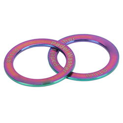 Rondelle per Pedali per Bici estese, Guarnizione per Pedale per Bicicletta 2 Pezzi per la Manutenzione per la Riparazione della Bici(Abbagliante) características