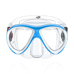 Findway Maschera Subacquea Bambini, Maschera da Snorkeling per Bambino Anti Perdite, Vetro Temperato Occhialini da Nuoto per Bambini con Coprinaso per precio