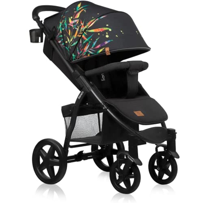 LIONELO Annet Buggy - Passeggino pieghevole fino a 22 kg con funzione reclinabile, con accessori, ruote in schiuma EVA, zanzariera, copri-piedi, porta
