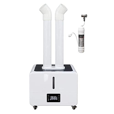 Umidificatore industriale di grande capacità da 18 litri Diffusore di nebbia fredda 6000 ml / h Grande volume di nebbia Fabbrica di serra commerciale 