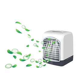 Condizionatore d'aria portatile, batteria ricaricabile USB, mini ventilatore silenzioso del condizionatore d'aria per ufficio, piccola stanza, scrivan en oferta