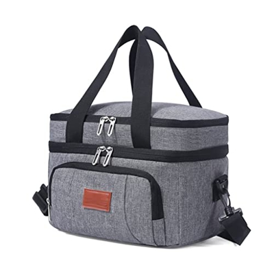 Marsupio alla Moda, Borsa da Picnic Termica isolata per Esterni con Tracolla per Auto con impacco di Ghiaccio