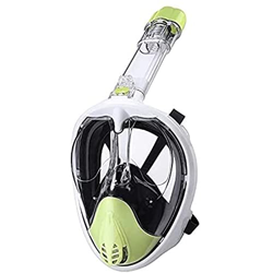 Maschera Da Snorkeling In Silicone Integrale, Vetro Temperato Impermeabile Antiappannamento Panoramico Adatto, Sistema Di Respirazione Dell'Acqua Anti características