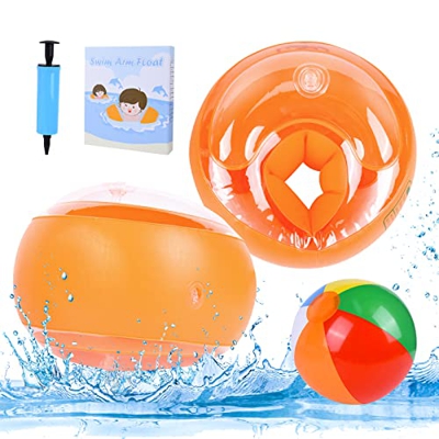 Ulikey Braccioli da Nuoto, Bracciali gonfiabili da Nuoto, Bracciali da Nuoto per Bambini, Anello di Nuoto Galleggiante, Bracciali da Nuoto per Bambini