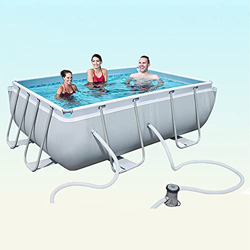 Piscine gonfiabili di dimensioni standard, piscina fuori terra con pompa filtro a sabbia e giochi d'acqua per bambini, piscine all'aperto con struttur características