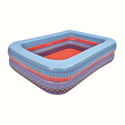 Bueuwe Piscina Gonfiabile Fuori Terra addensata, Piscina Lounge per Famiglie a grandezza Naturale per Bambini e Adulti, Piscina d'Acqua Estiva per Int