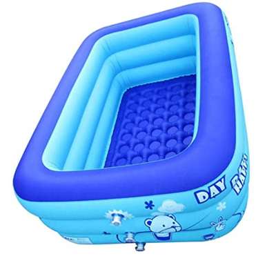 Piscina gonfiabile, piscina per canotti, piscina per bambini, bagno rettangolare di nuoto vasca per bambini 130x85x50 cm Bacino da cortile