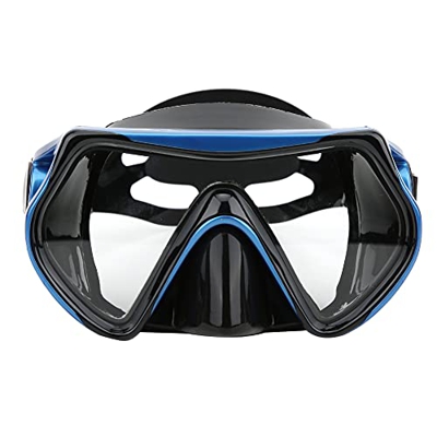 Occhiali da Snorkeling per Adulti, Maschera Subacquea Panoramica in Silicone Maschera Subacquea per Snorkeling in Vetro Temperato Occhiali da Nuoto At