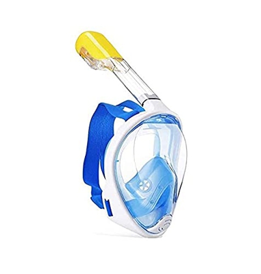 Maschera Da Snorkeling, Maschera Da Snorkeling Integrale, Vetro Temperato Antiappannamento E Antiperdita, Attrezzatura Da Snorkeling Per Adulti E Giov