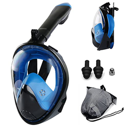 Set Da Snorkeling Per Adulti, Maschera Da Nuoto Per Snorkeling Con Immersione Panoramica A 180° Con Supporto Per Fotocamera E Snorkel Pieghevole Con T en oferta